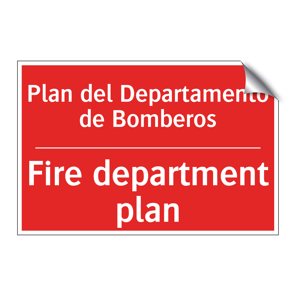 Plan del Departamento de /.../ - Fire department plan