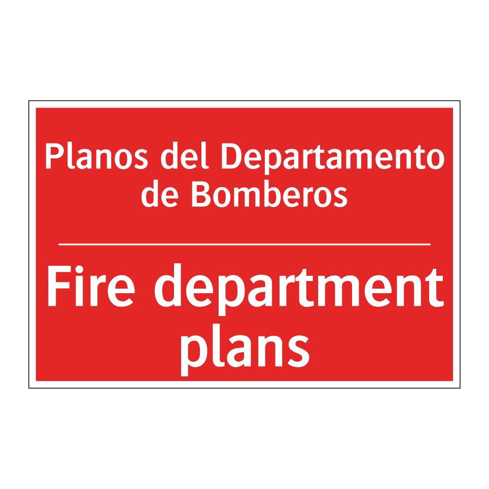 Planos del Departamento de /.../ - Fire department plans
