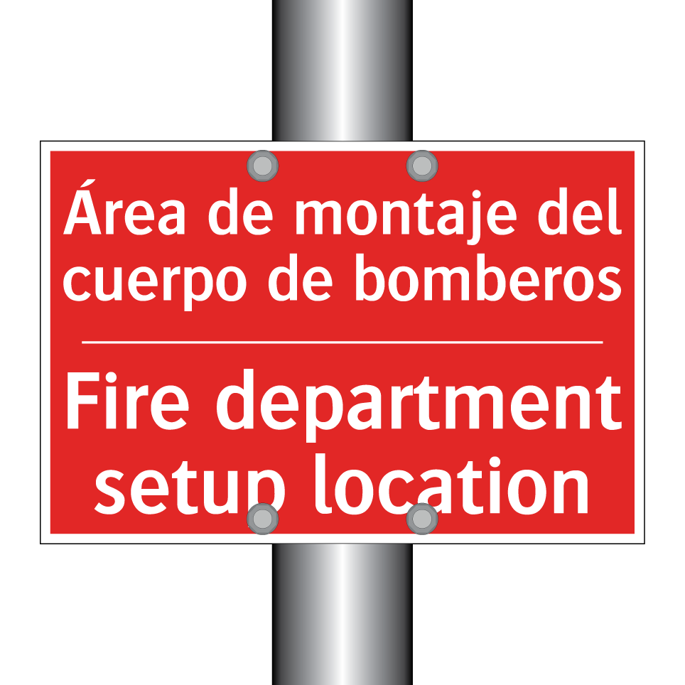 Área de montaje del cuerpo de /.../ - Fire department setup location