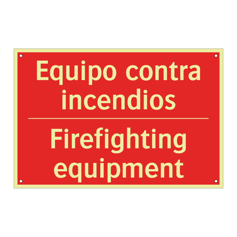 Equipo contra incendios - Firefighting equipment