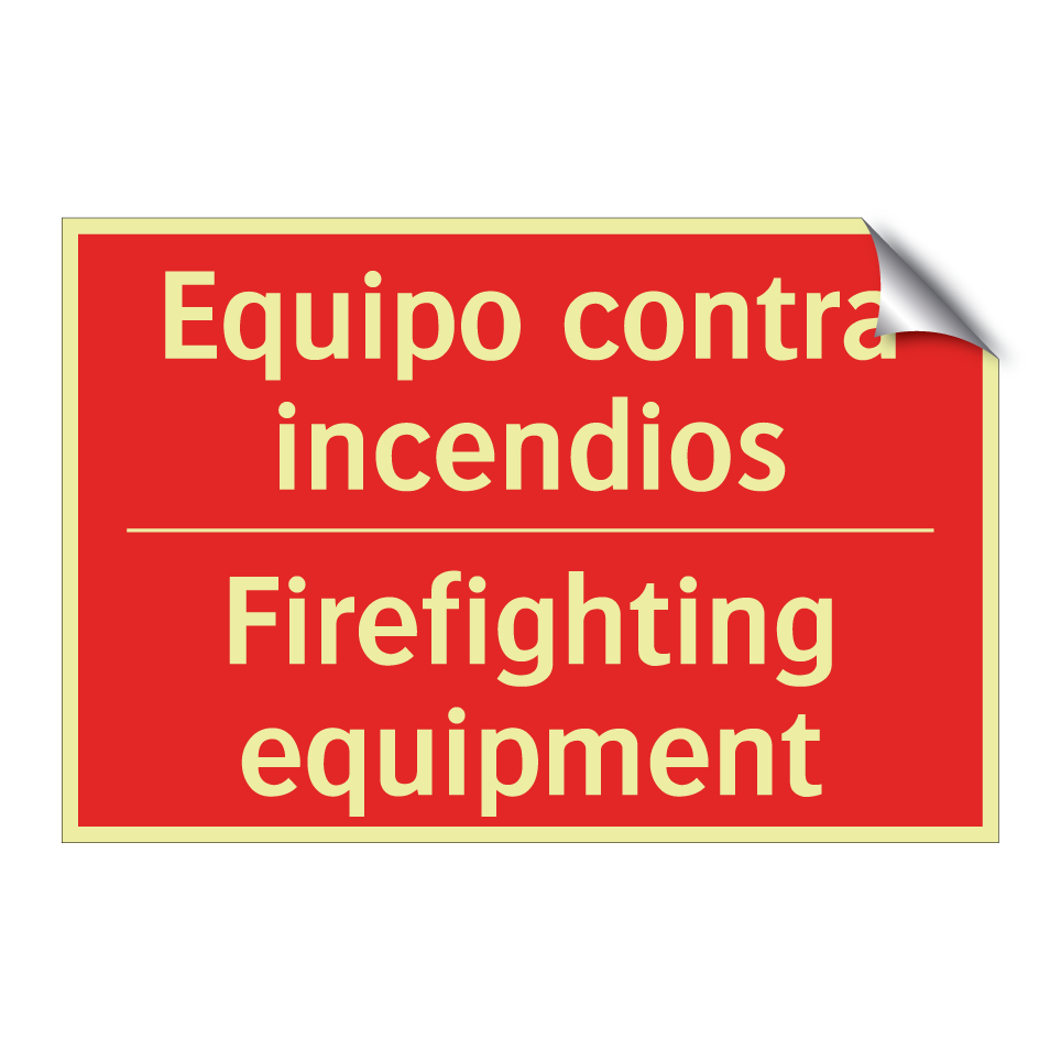 Equipo contra incendios - Firefighting equipment
