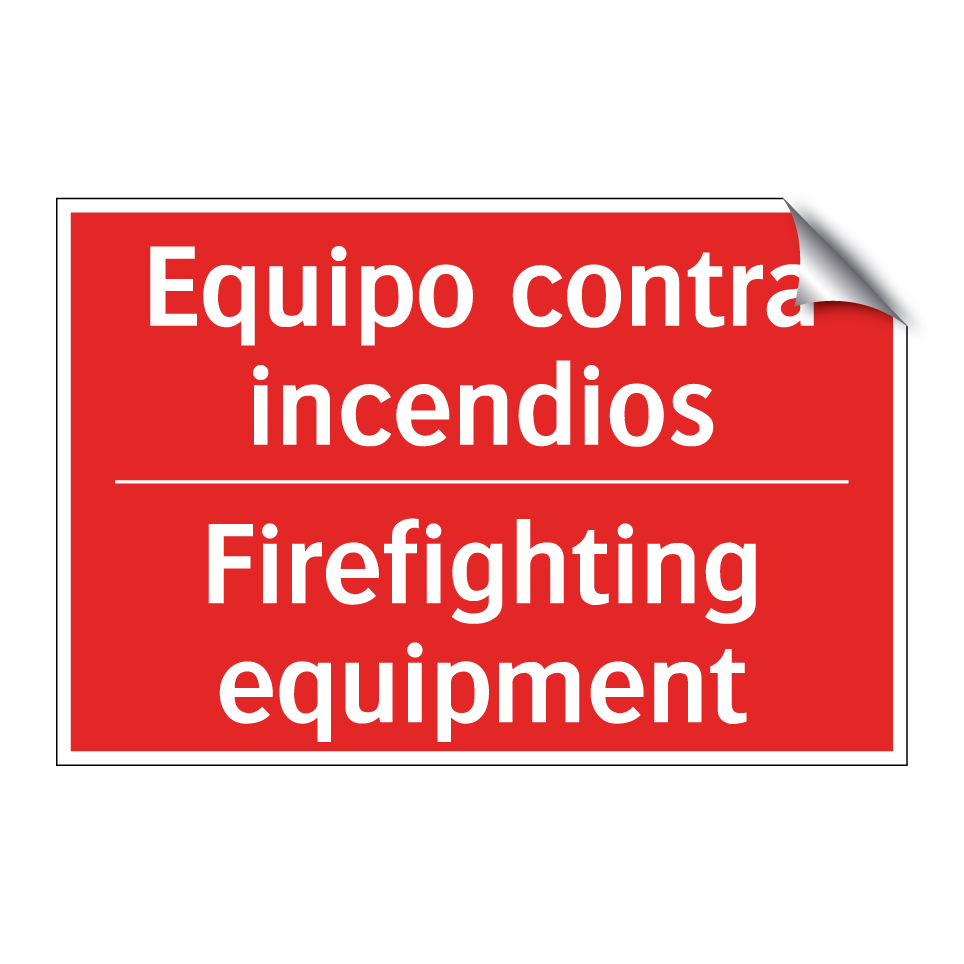 Equipo contra incendios - Firefighting equipment