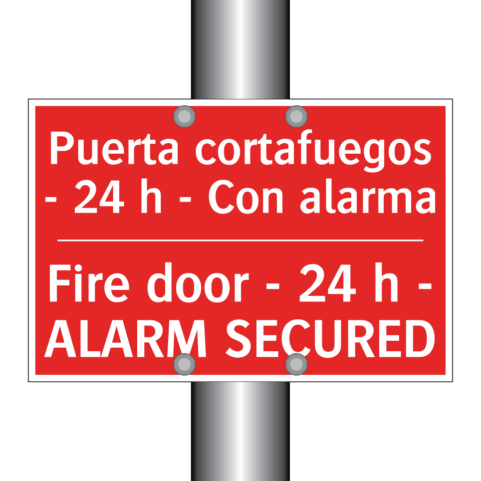 Puerta cortafuegos - 24 h - /.../ - Fire door - 24 h - ALARM /.../