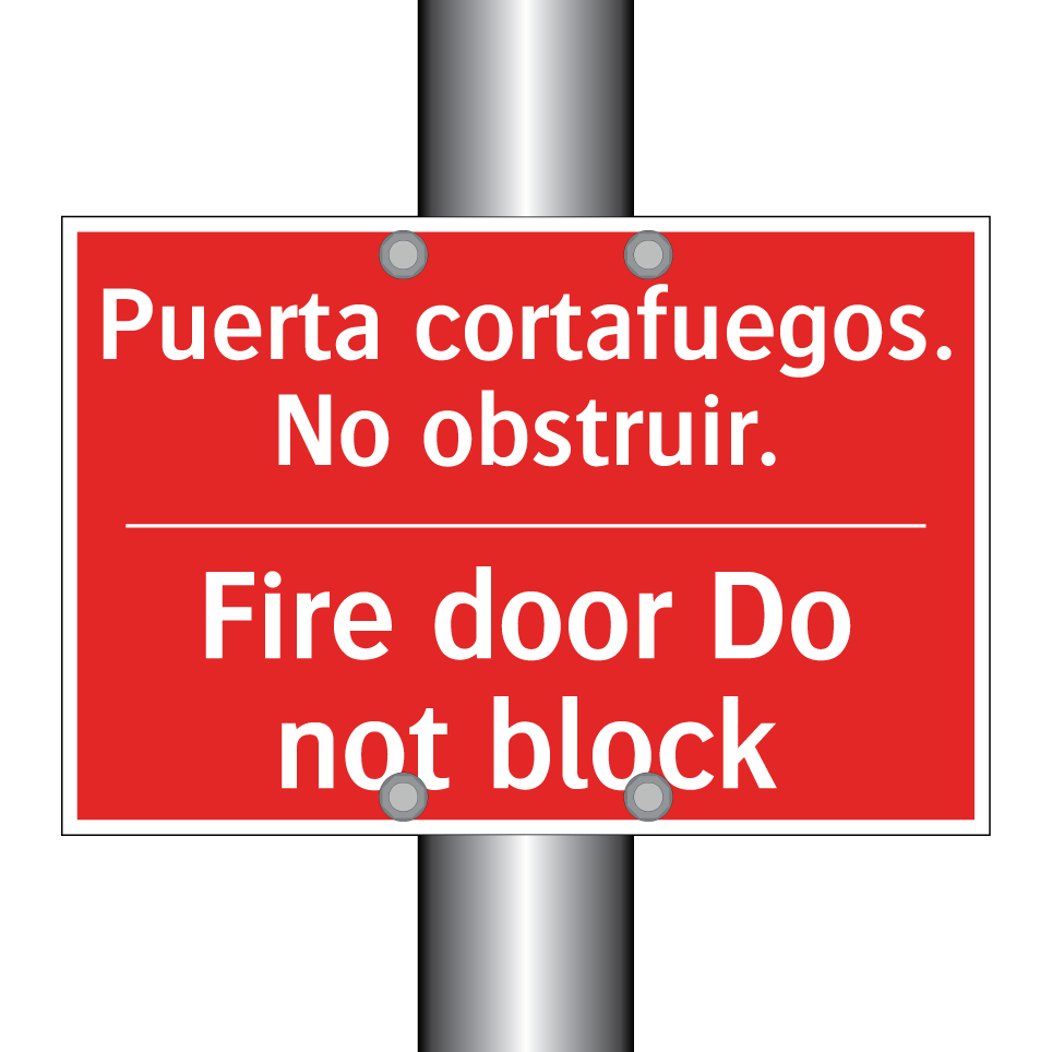 Puerta cortafuegos. No /.../ - Fire door Do not block
