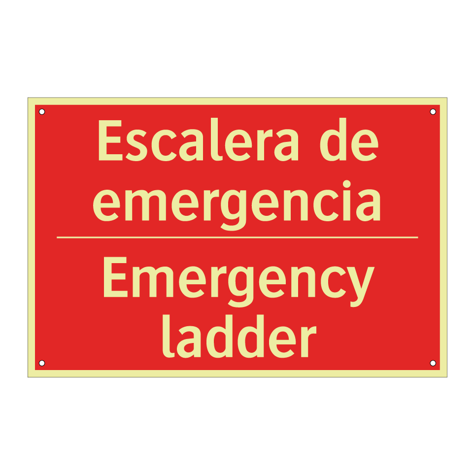 Escalera de emergencia - Emergency ladder