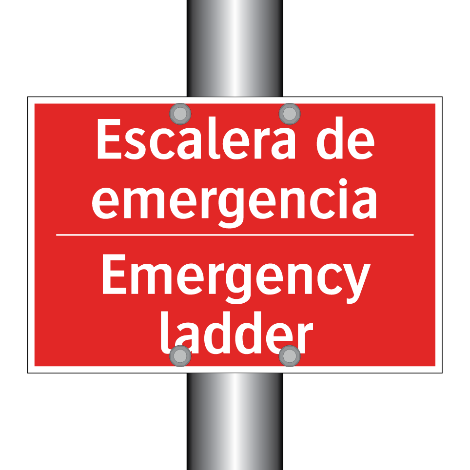 Escalera de emergencia - Emergency ladder