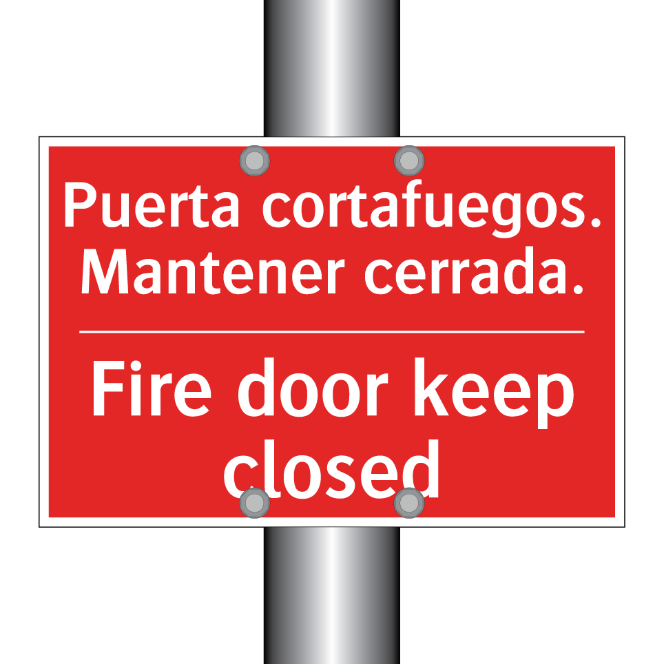 Puerta cortafuegos. Mantener /.../ - Fire door keep closed