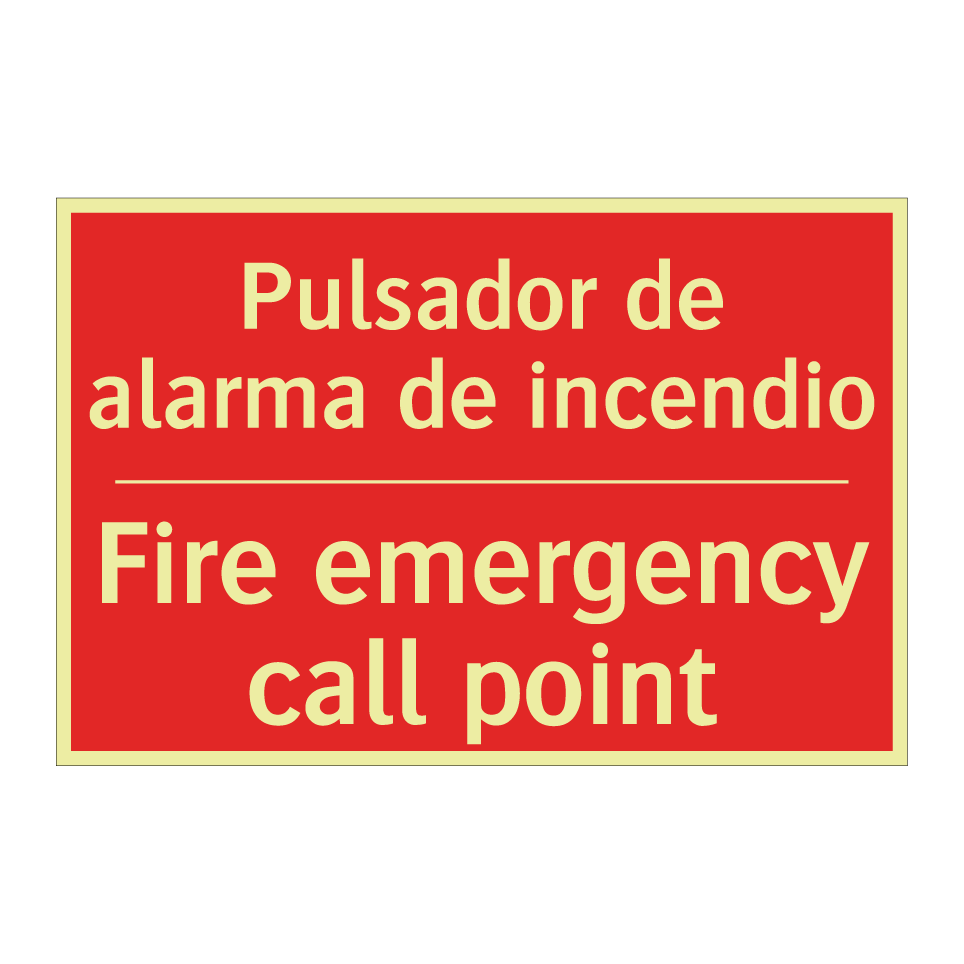 Pulsador de alarma de incendio - Fire emergency call point