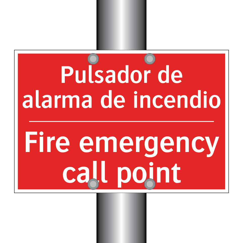 Pulsador de alarma de incendio - Fire emergency call point