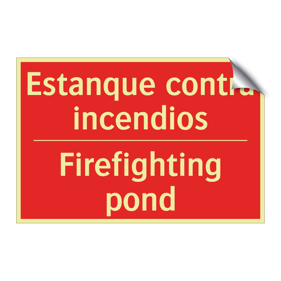 Estanque contra incendios - Firefighting pond