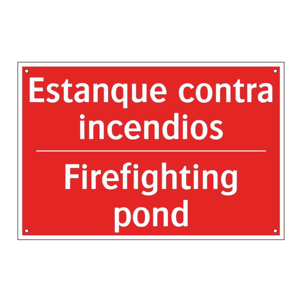 Estanque contra incendios - Firefighting pond