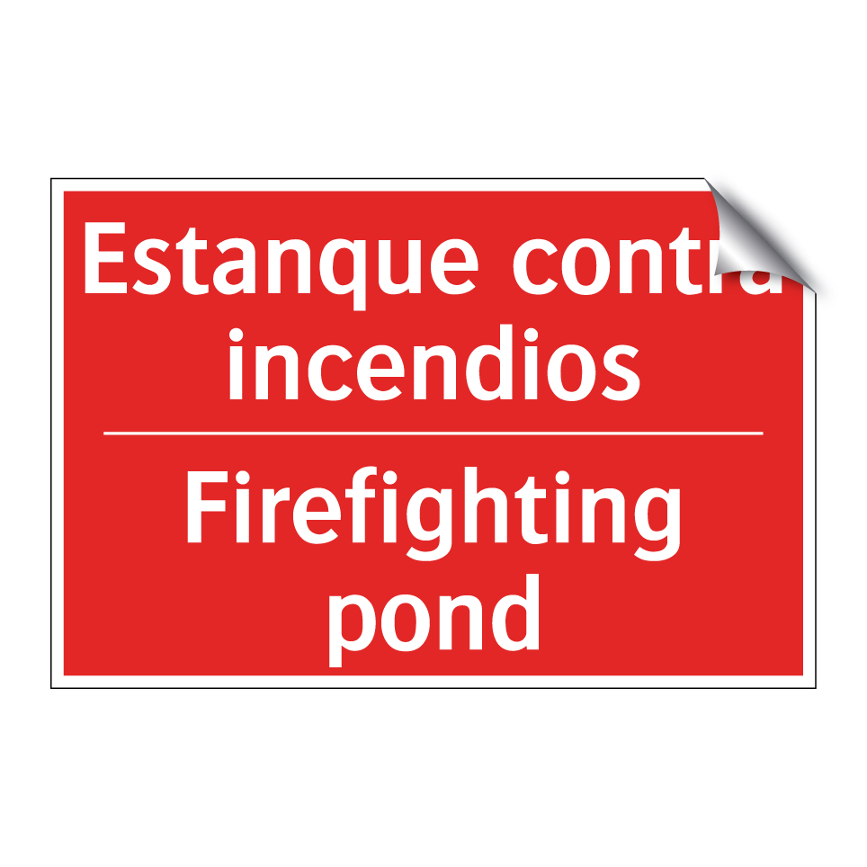 Estanque contra incendios - Firefighting pond