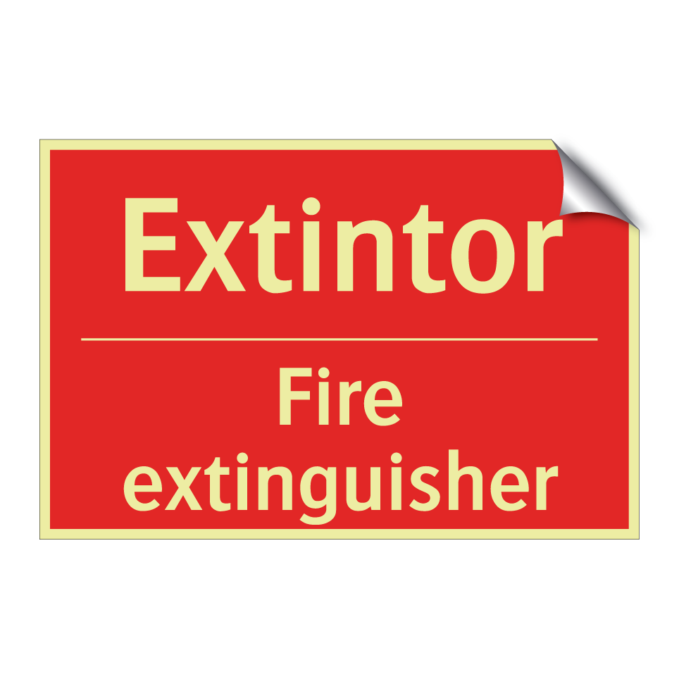 Extintor - Fire extinguisher