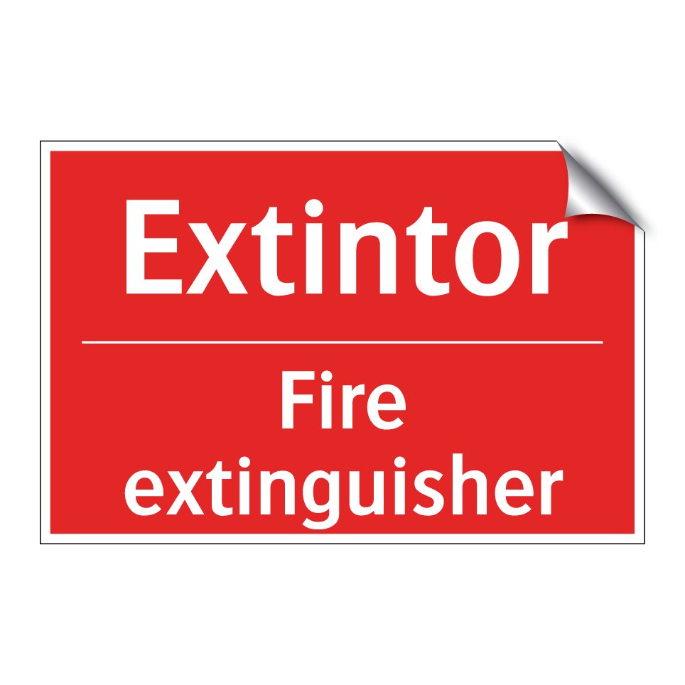 Extintor - Fire extinguisher