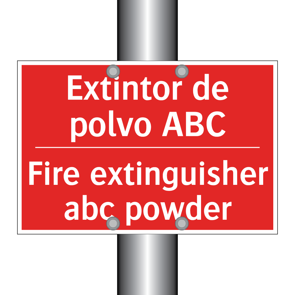 Extintor de polvo ABC - Fire extinguisher abc powder
