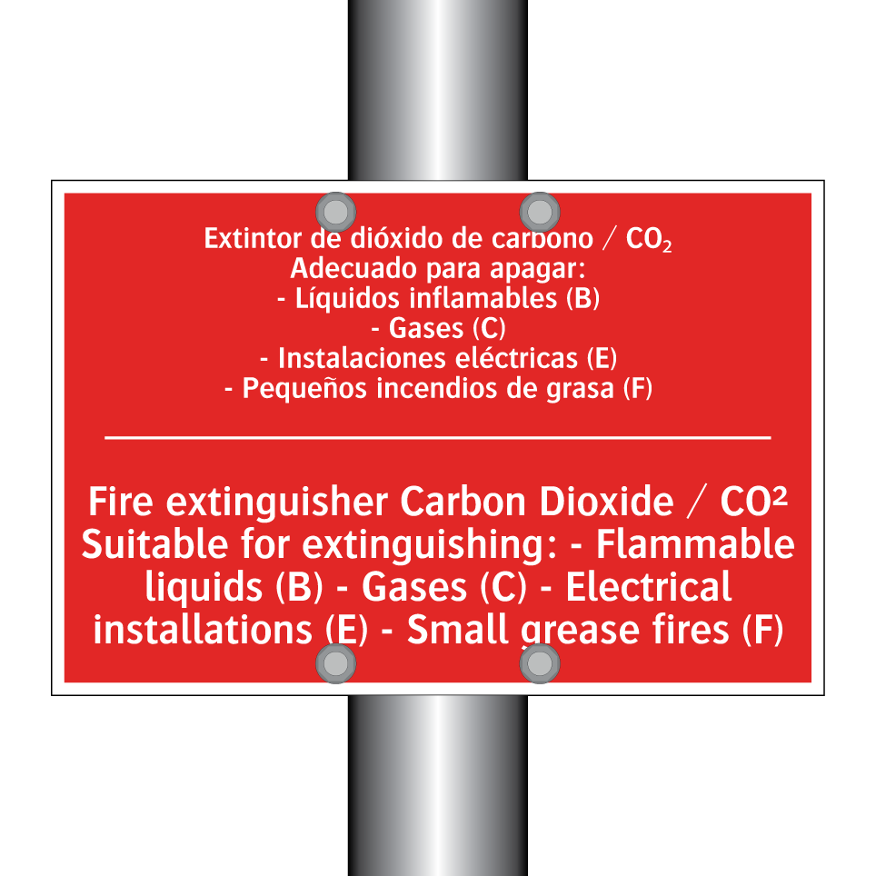 Extintor de dióxido de /.../ - Fire extinguisher Carbon /.../