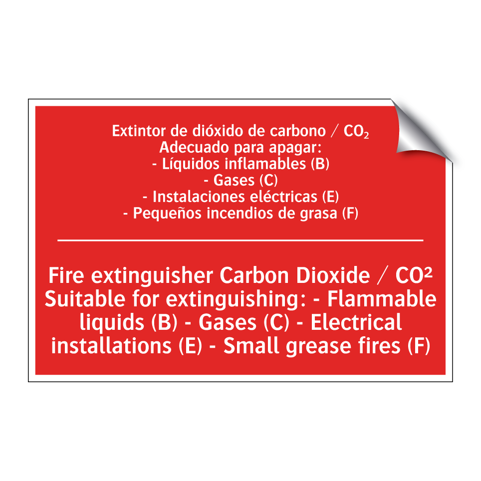 Extintor de dióxido de /.../ - Fire extinguisher Carbon /.../