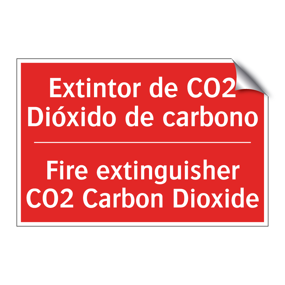 Extintor de CO2 Dióxido de /.../ - Fire extinguisher CO2 Carbon /.../