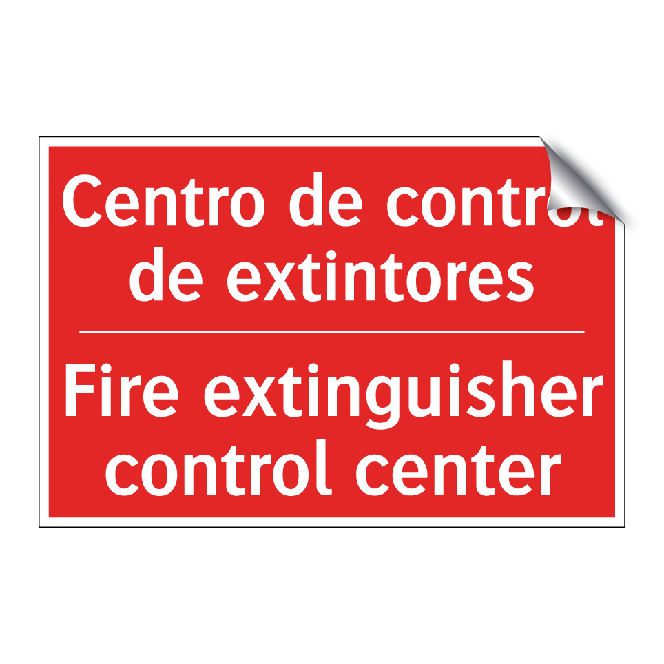 Centro de control de /.../ - Fire extinguisher control /.../