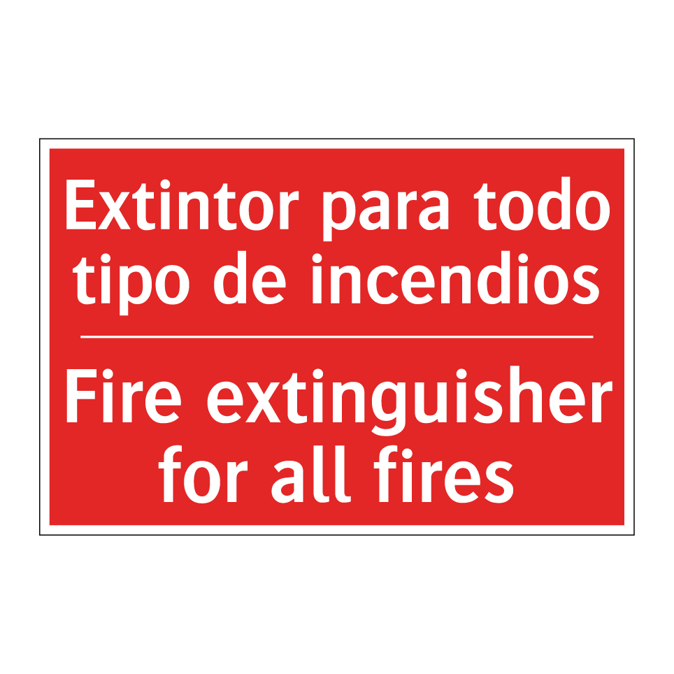 Extintor para todo tipo de /.../ - Fire extinguisher for all /.../