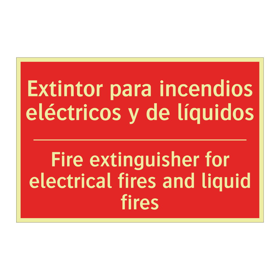 Extintor para incendios /.../ - Fire extinguisher for /.../