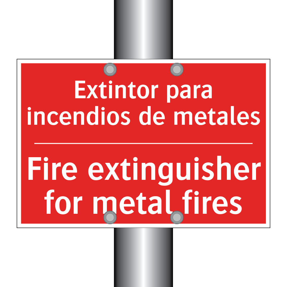 Extintor para incendios de /.../ - Fire extinguisher for metal /.../