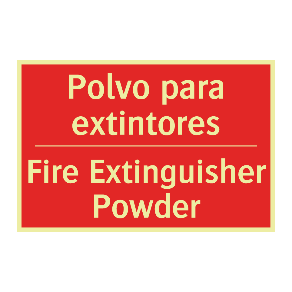 Polvo para extintores - Fire Extinguisher Powder