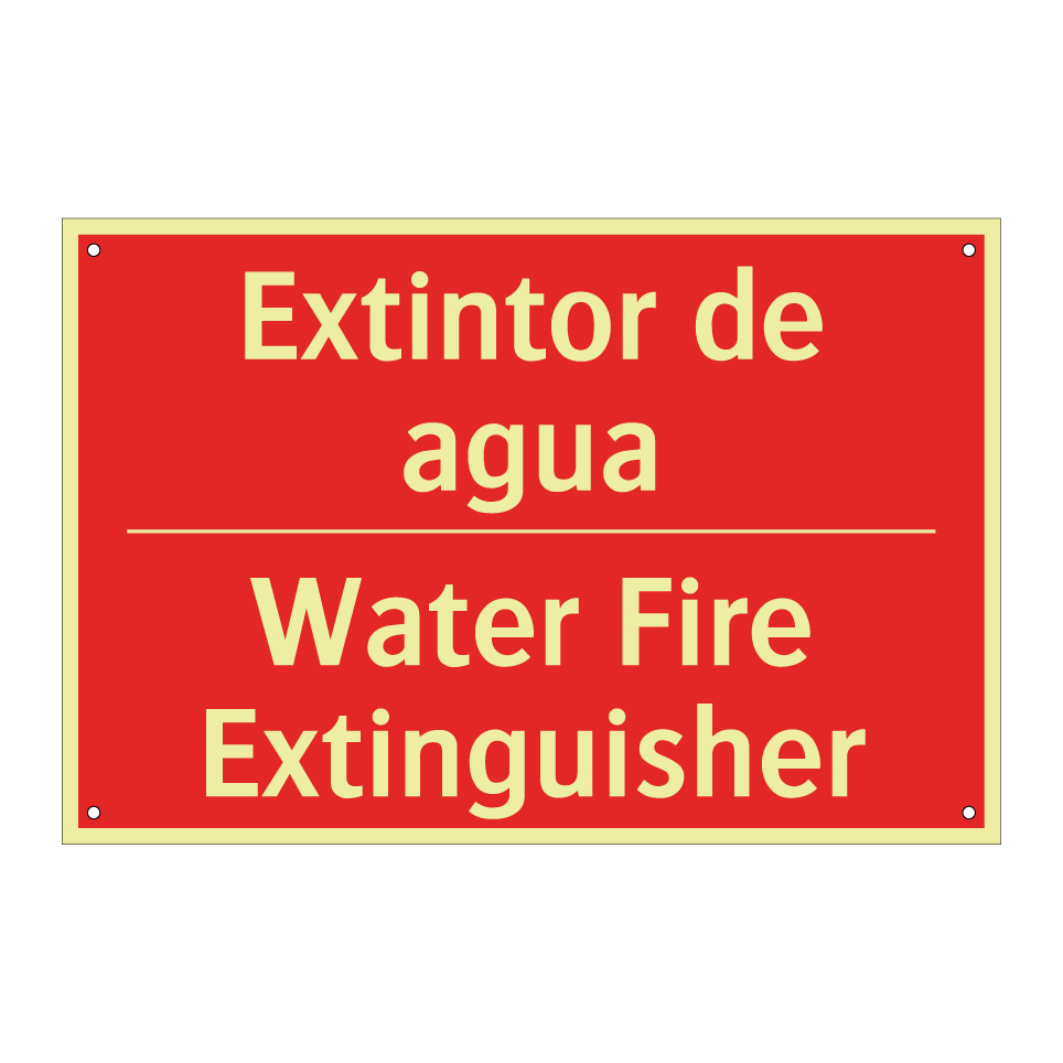 Extintor de agua - Water Fire Extinguisher