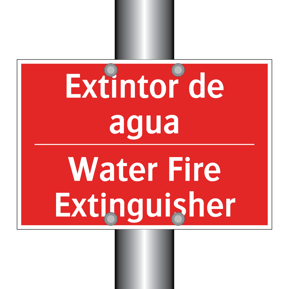 Extintor de agua - Water Fire Extinguisher