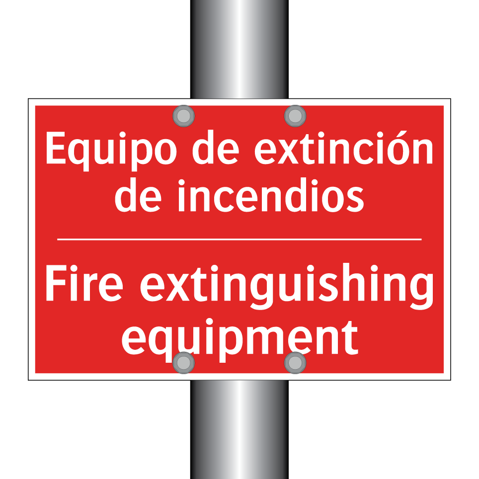 Equipo de extinción de /.../ - Fire extinguishing equipment
