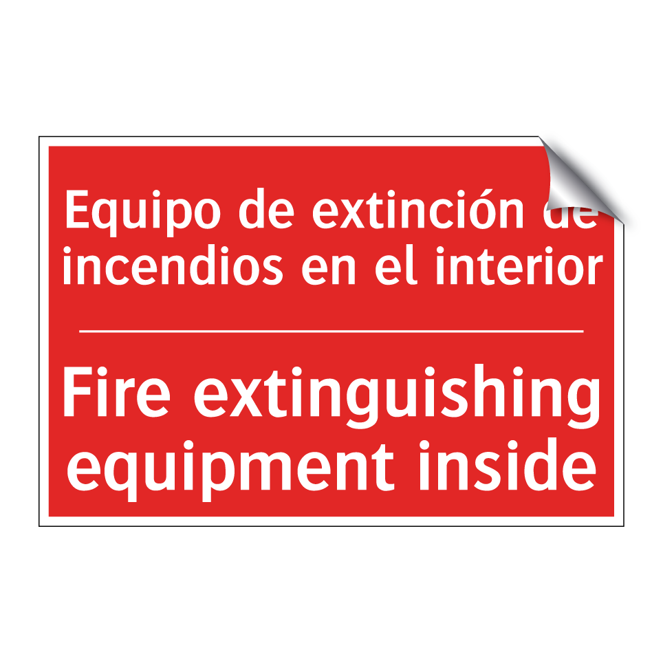 Equipo de extinción de /.../ - Fire extinguishing equipment /.../