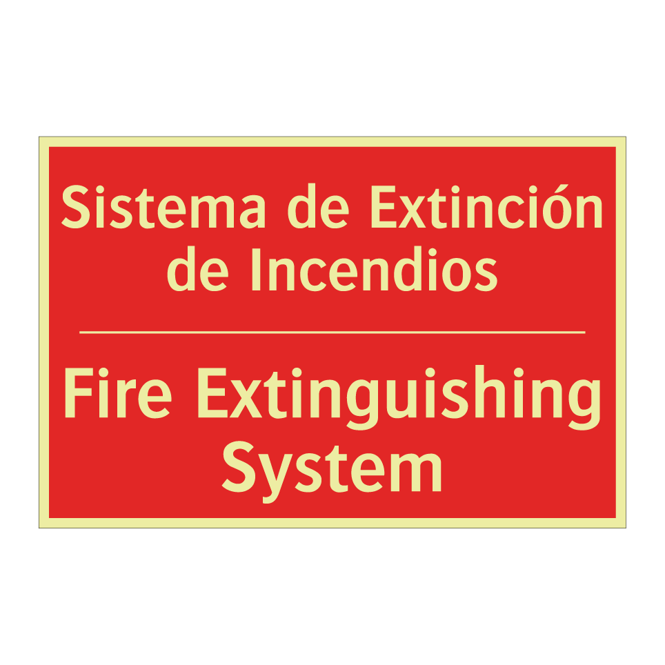 Sistema de Extinción de /.../ - Fire Extinguishing System