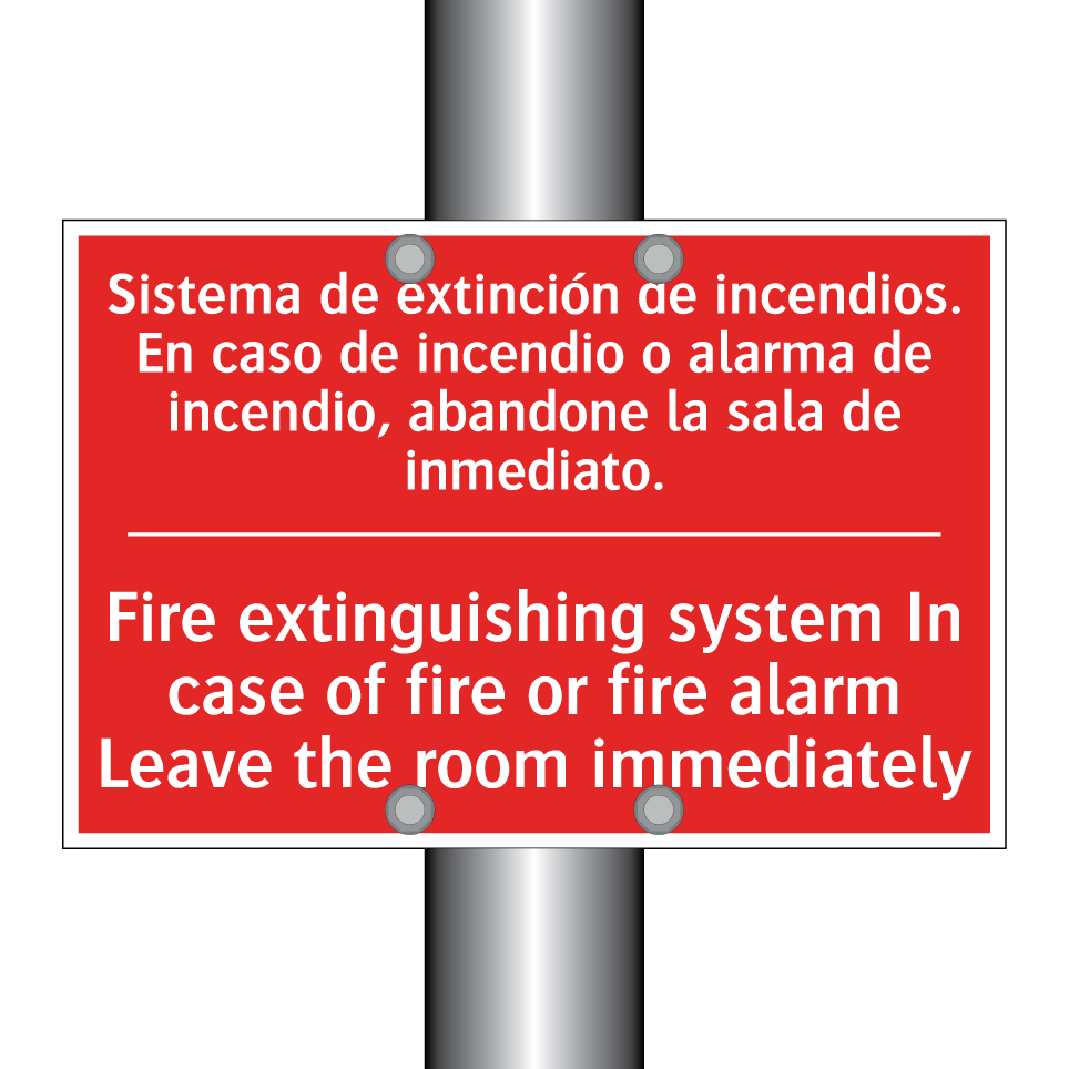 Sistema de extinción de /.../ - Fire extinguishing system In /.../