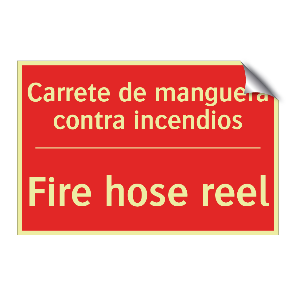 Carrete de manguera contra /.../ - Fire hose reel