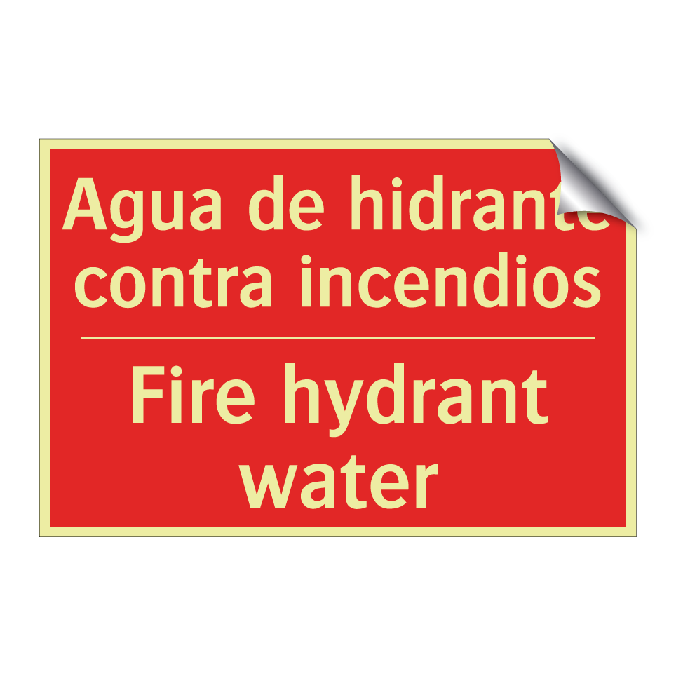 Agua de hidrante contra /.../ - Fire hydrant water