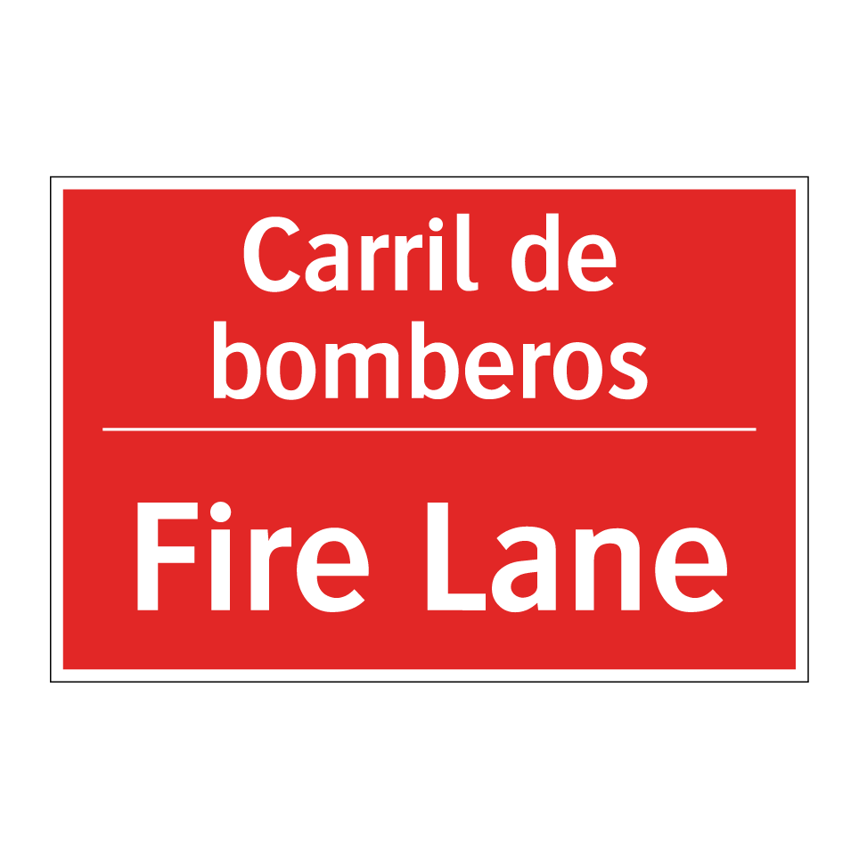Carril de bomberos - Fire Lane