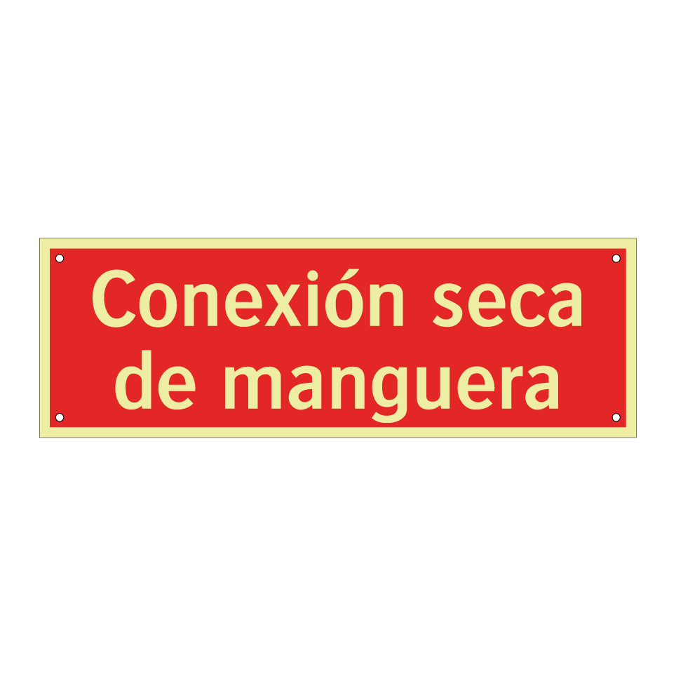 Conexión seca de manguera