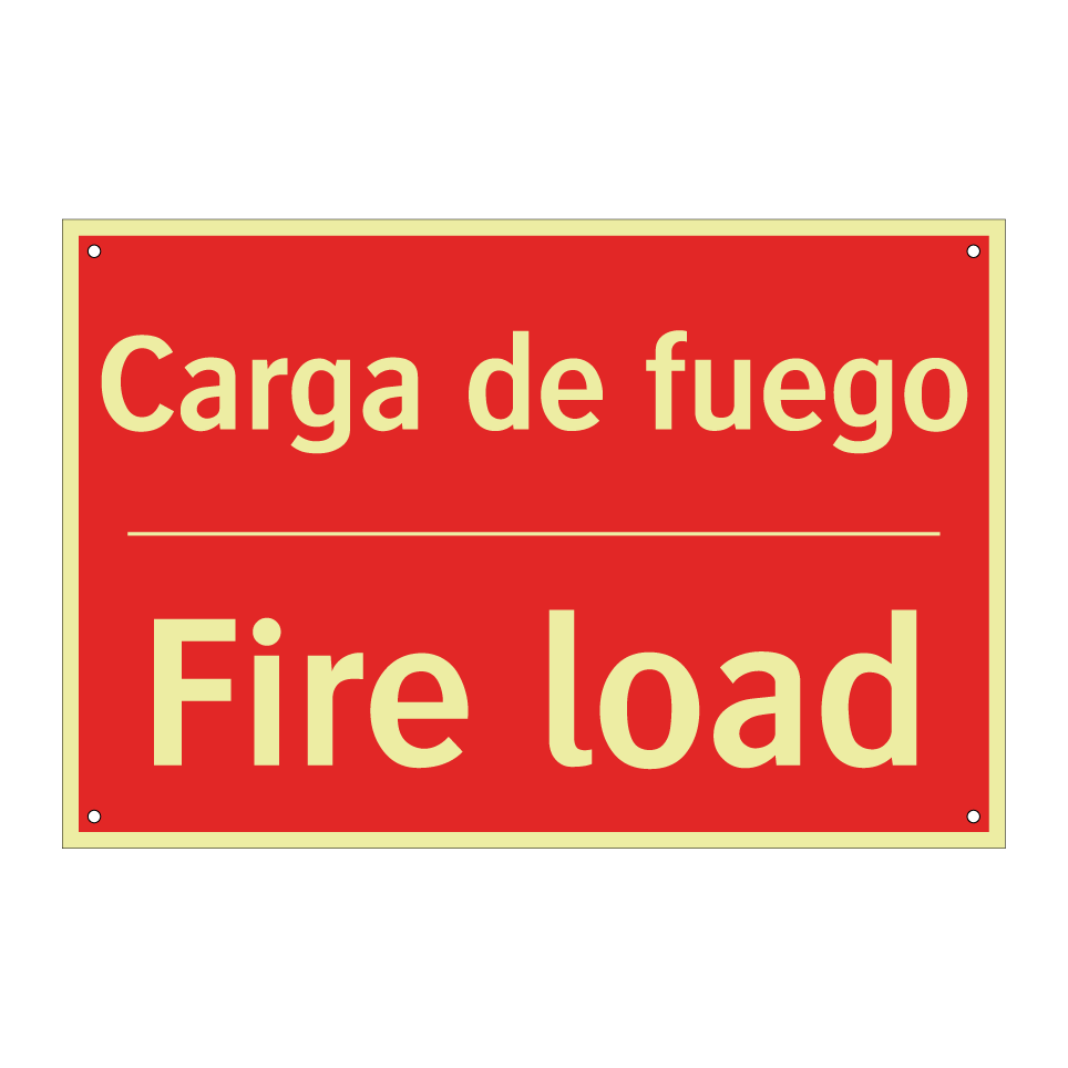Carga de fuego - Fire load