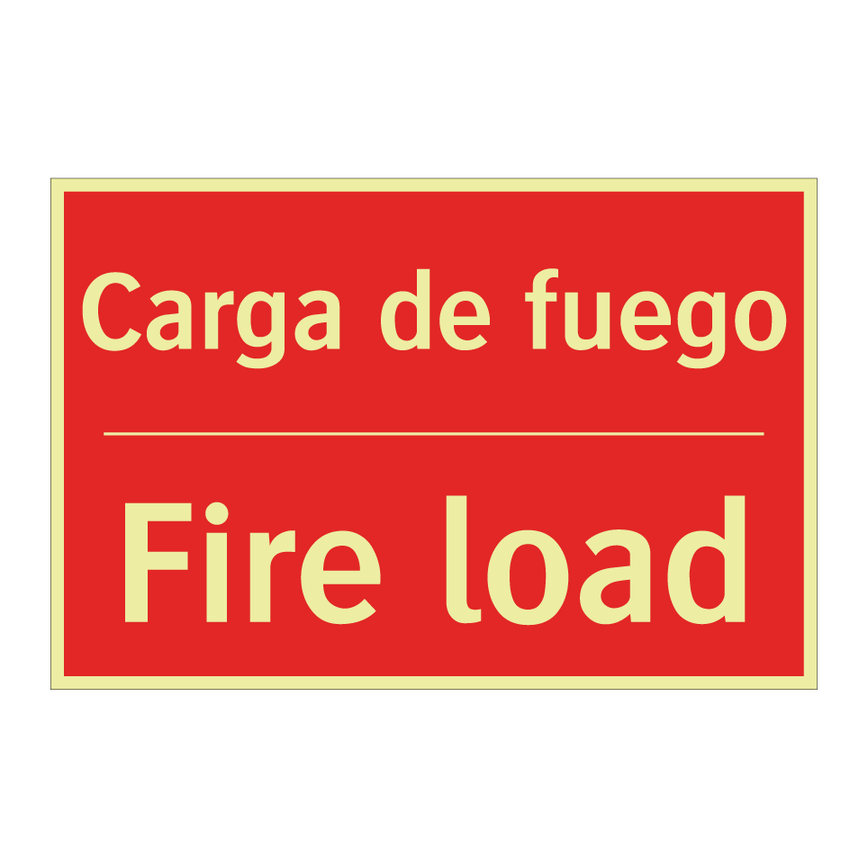 Carga de fuego - Fire load