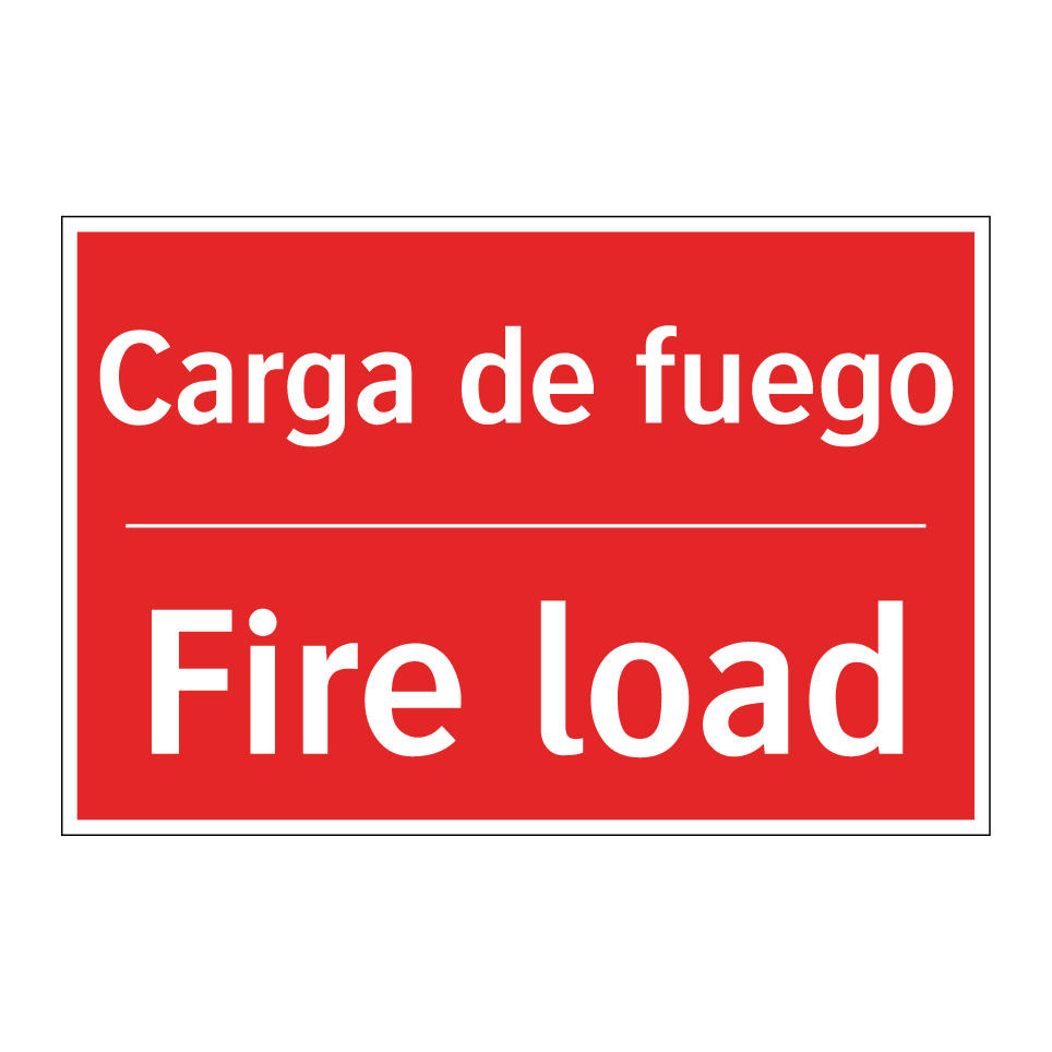 Carga de fuego - Fire load