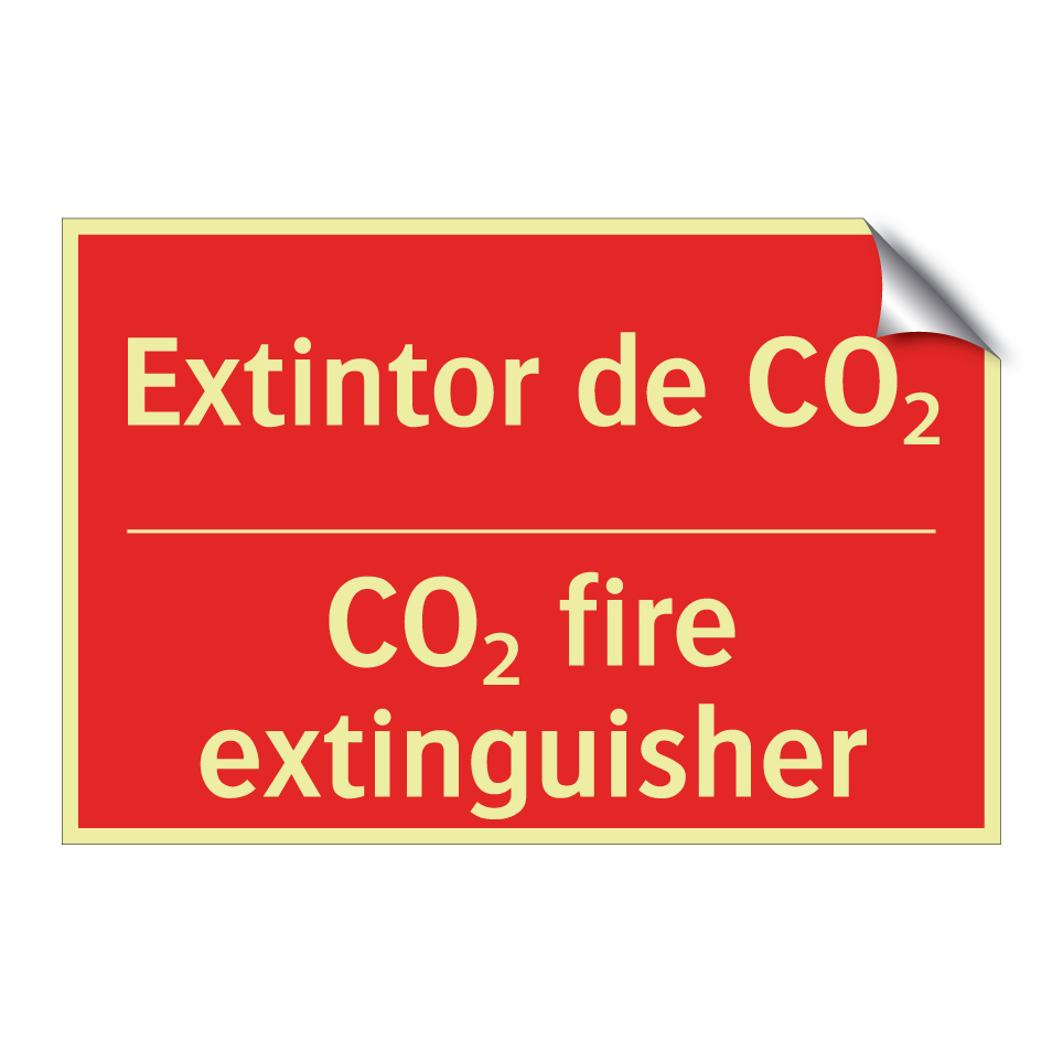 Extintor de CO₂ - CO₂ fire extinguisher