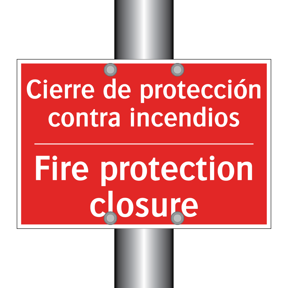 Cierre de protección contra /.../ - Fire protection closure