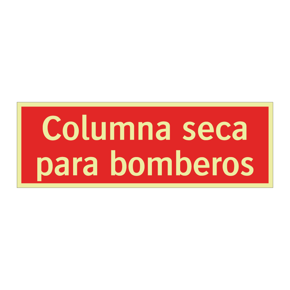 Columna seca para bomberos