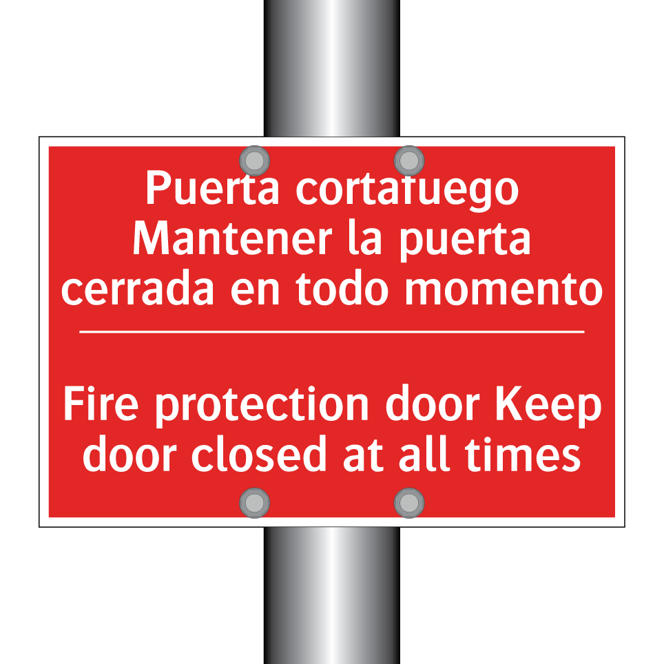 Puerta cortafuego /.../ - Fire protection door Keep /.../