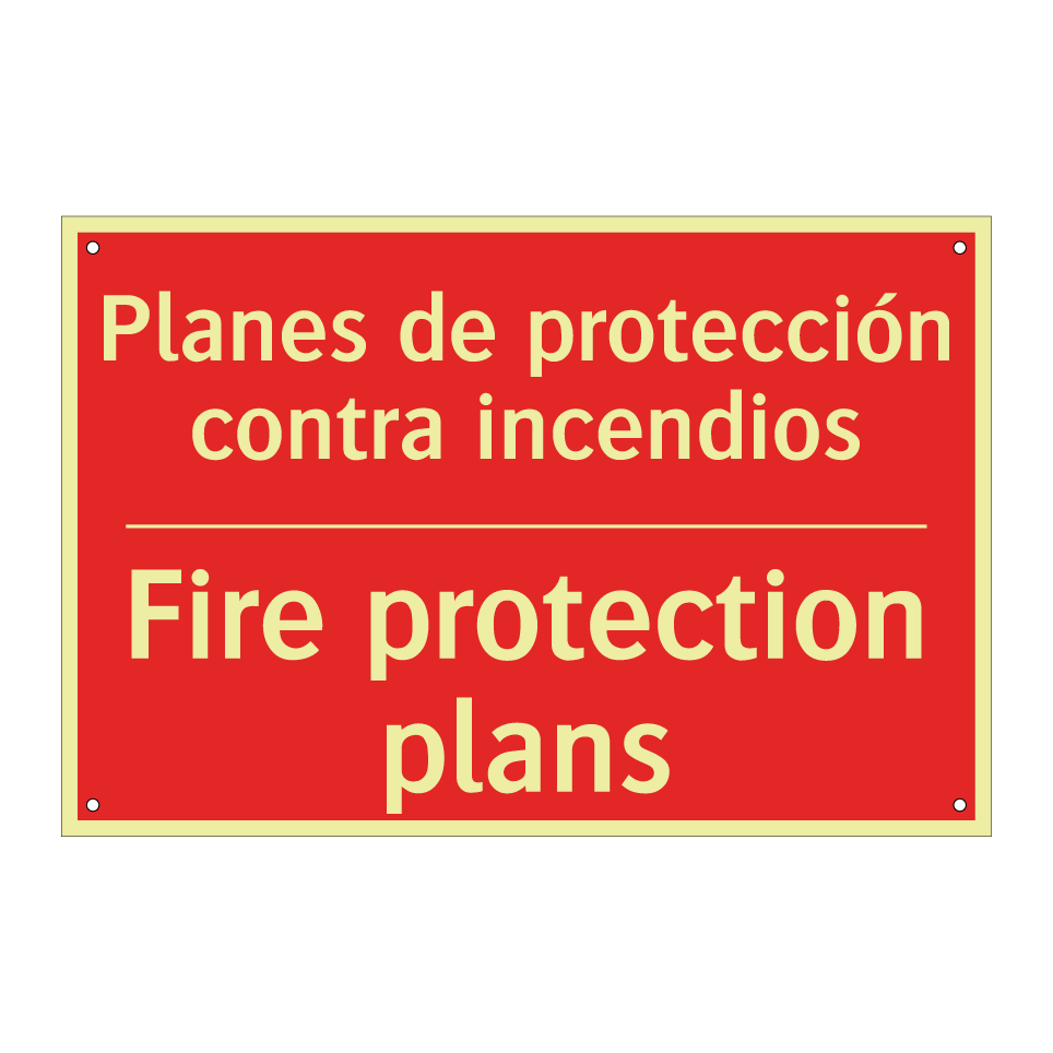 Planes de protección contra /.../ - Fire protection plans