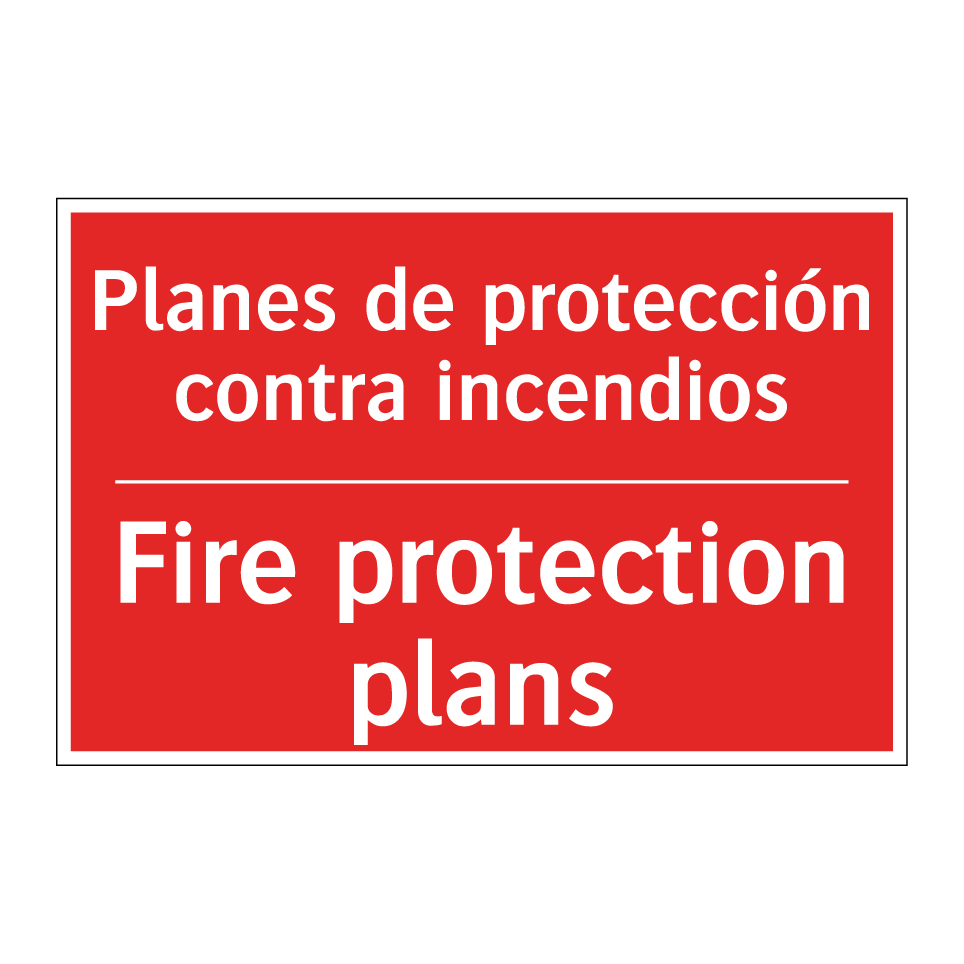 Planes de protección contra /.../ - Fire protection plans