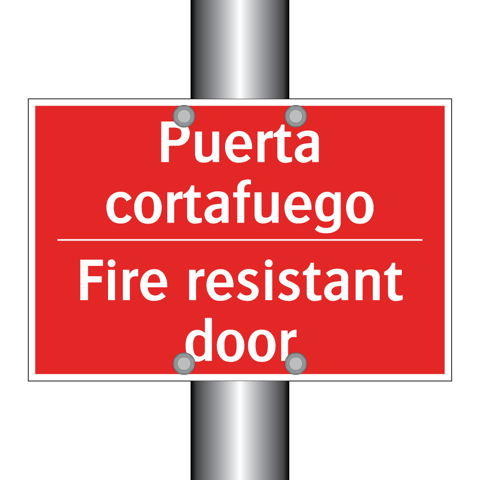 Puerta cortafuego - Fire resistant door