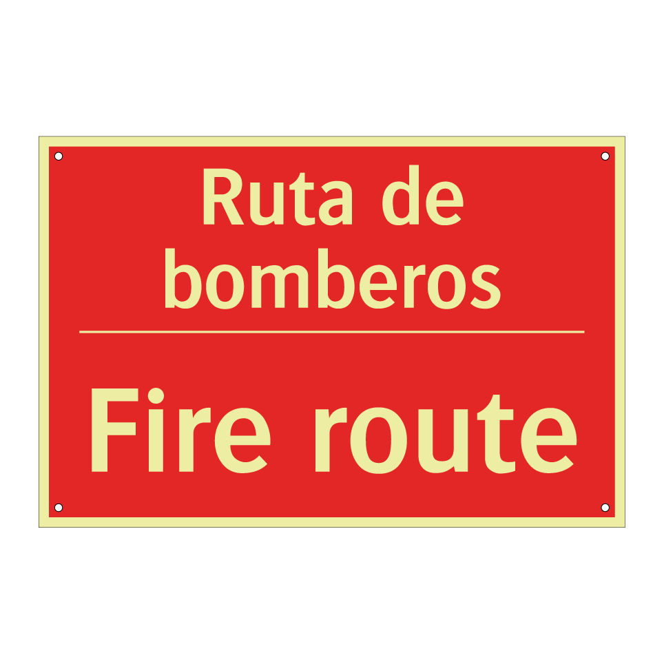 Ruta de bomberos - Fire route