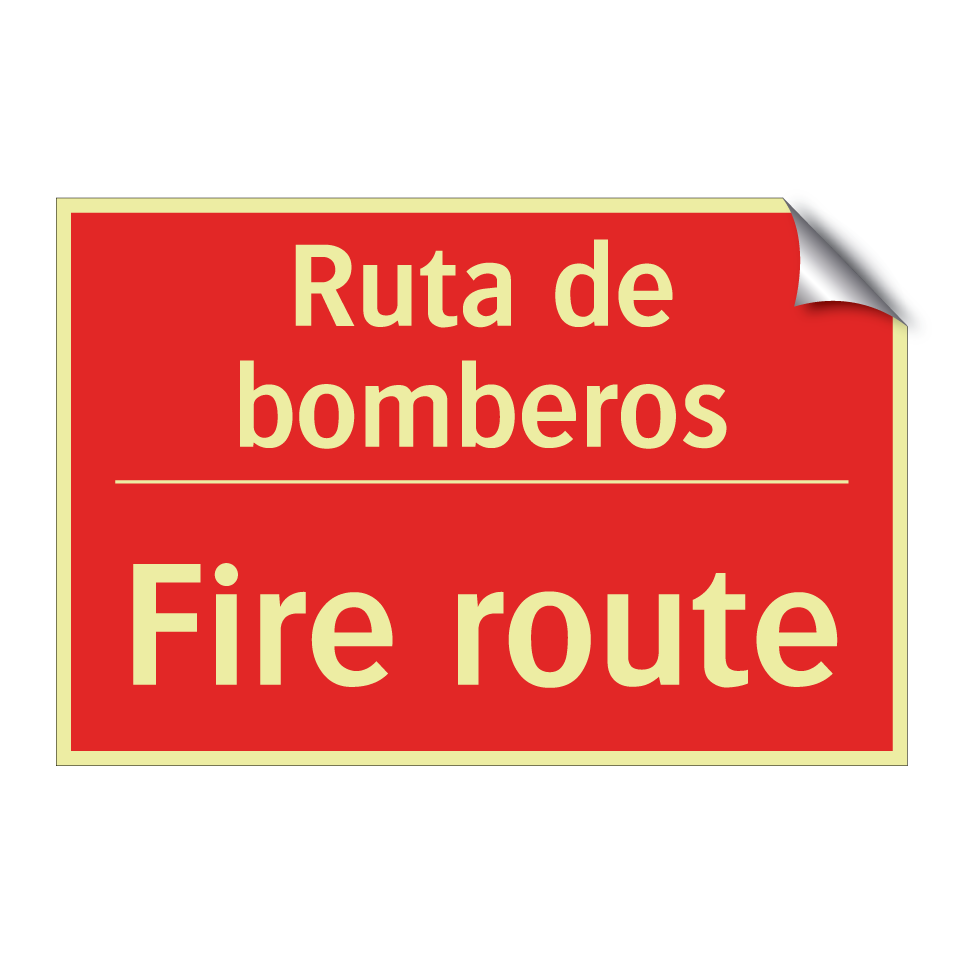 Ruta de bomberos - Fire route