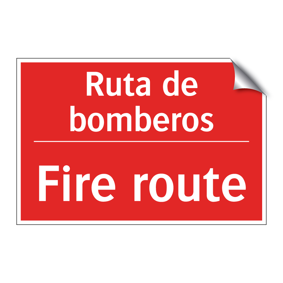 Ruta de bomberos - Fire route